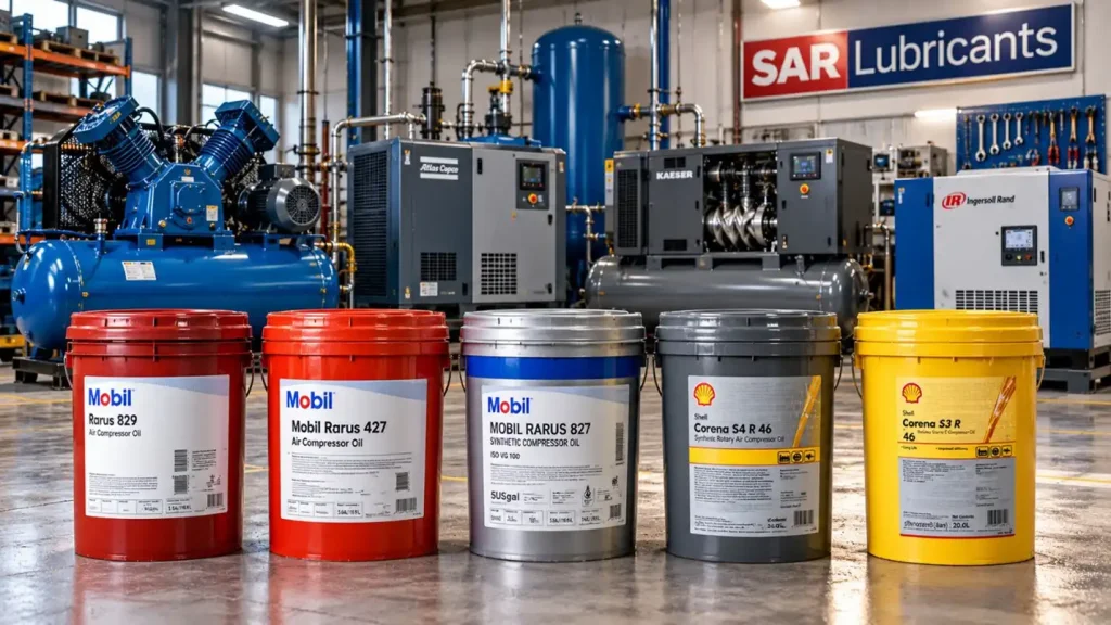 برندهای معتبر روغن کمپرسور